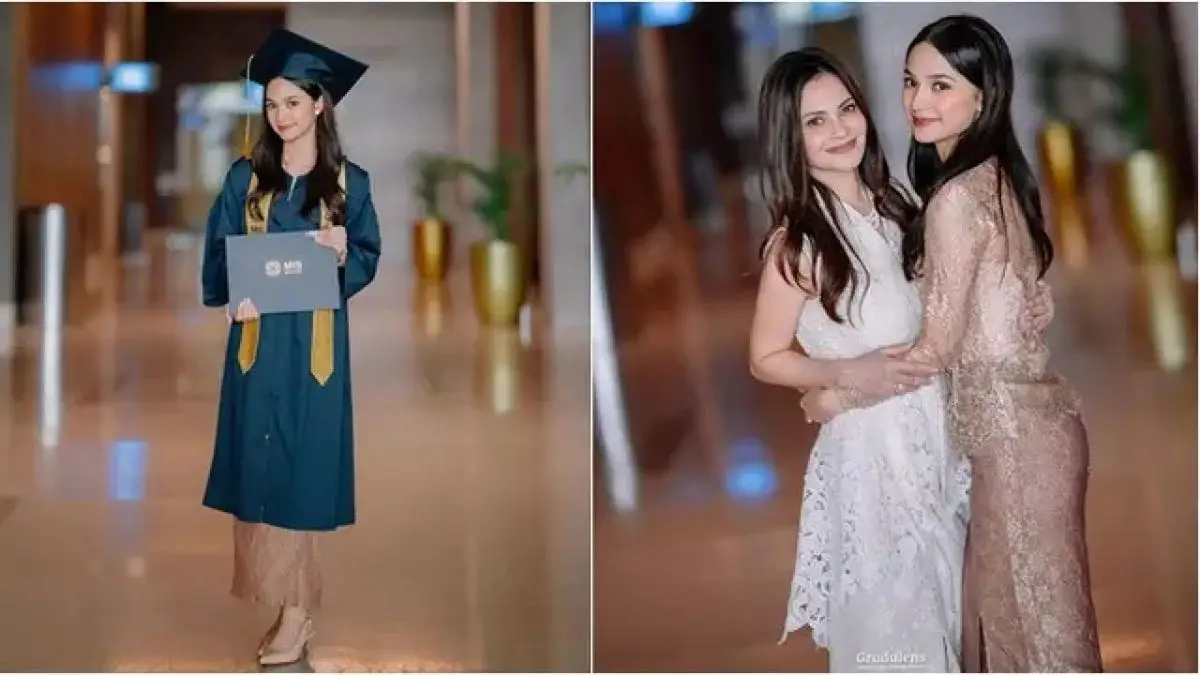7 Potret Sydney Azkassyah wisuda kelulusan SMA, penuh kebahagiaan didampingi Cut Tari & Yusuf Subrata