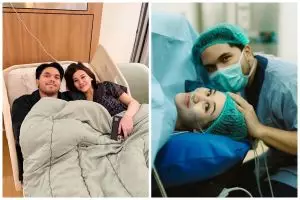 7 Potret Aaliyah Massaid melahirkan anak ke-1 bernama Ahmad Arash Omara Thariq, jalani operasi caesar