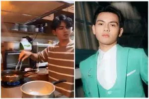 Penuh barang, ini 7 cara Rey Bong menata dapur desainnya jadul bernuansa kayu