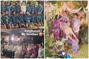 Saksikan siraman Al Ghazali, Maia Estianty dan Mulan Jameela duduk barengan meski terpisah