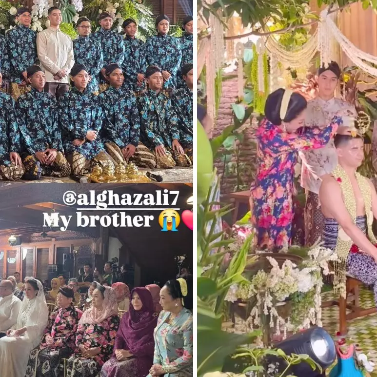 Saksikan siraman Al Ghazali, Maia Estianty dan Mulan Jameela duduk barengan meski terpisah