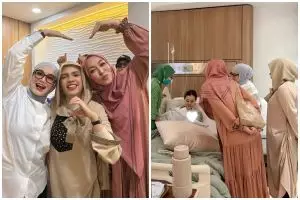 Bahagia jadi nenek, ini 9 potret kompak Reza Artamevia dan Angelina sambut cucu pertama