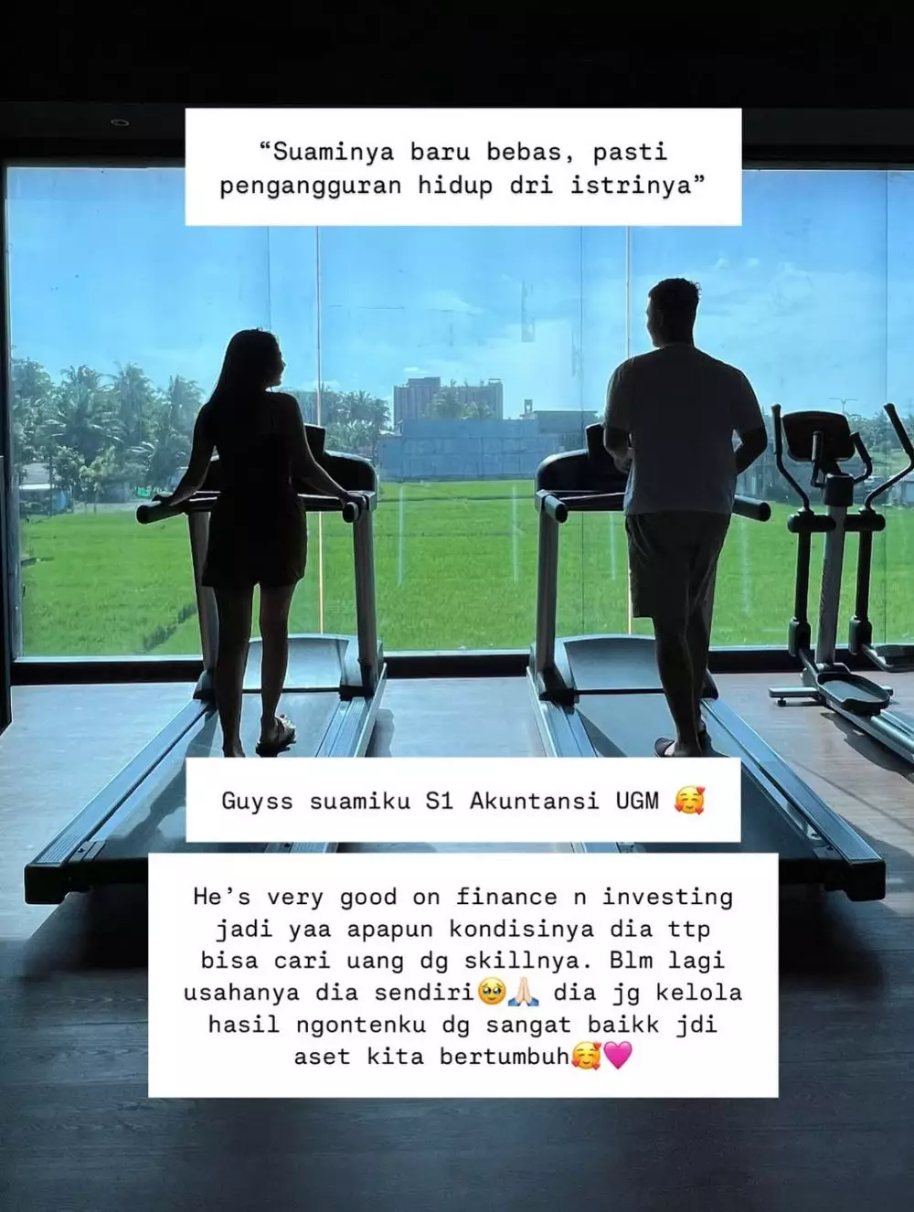 wanita asal Yogyakarta dicibir suaminya di penjara © Instagram