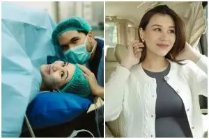 Baru 3 hari pasca lahiran caesar, Aaliyah Massaid sudah hadiri kondangan, potret pesonanya tuai pujian