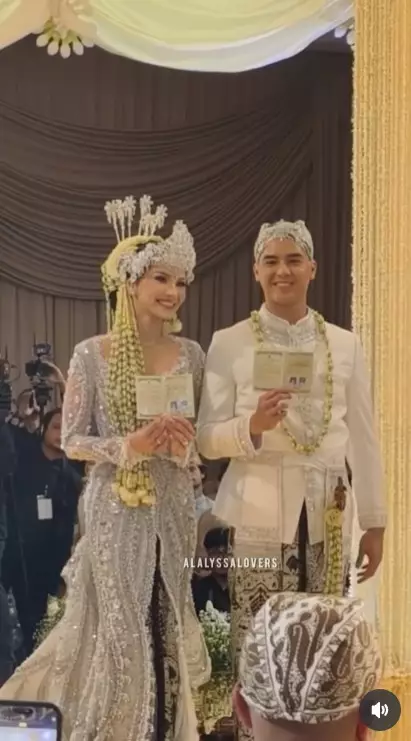 akad nikah Al Ghazali dan Alyssa Daguise © berbagai sumber