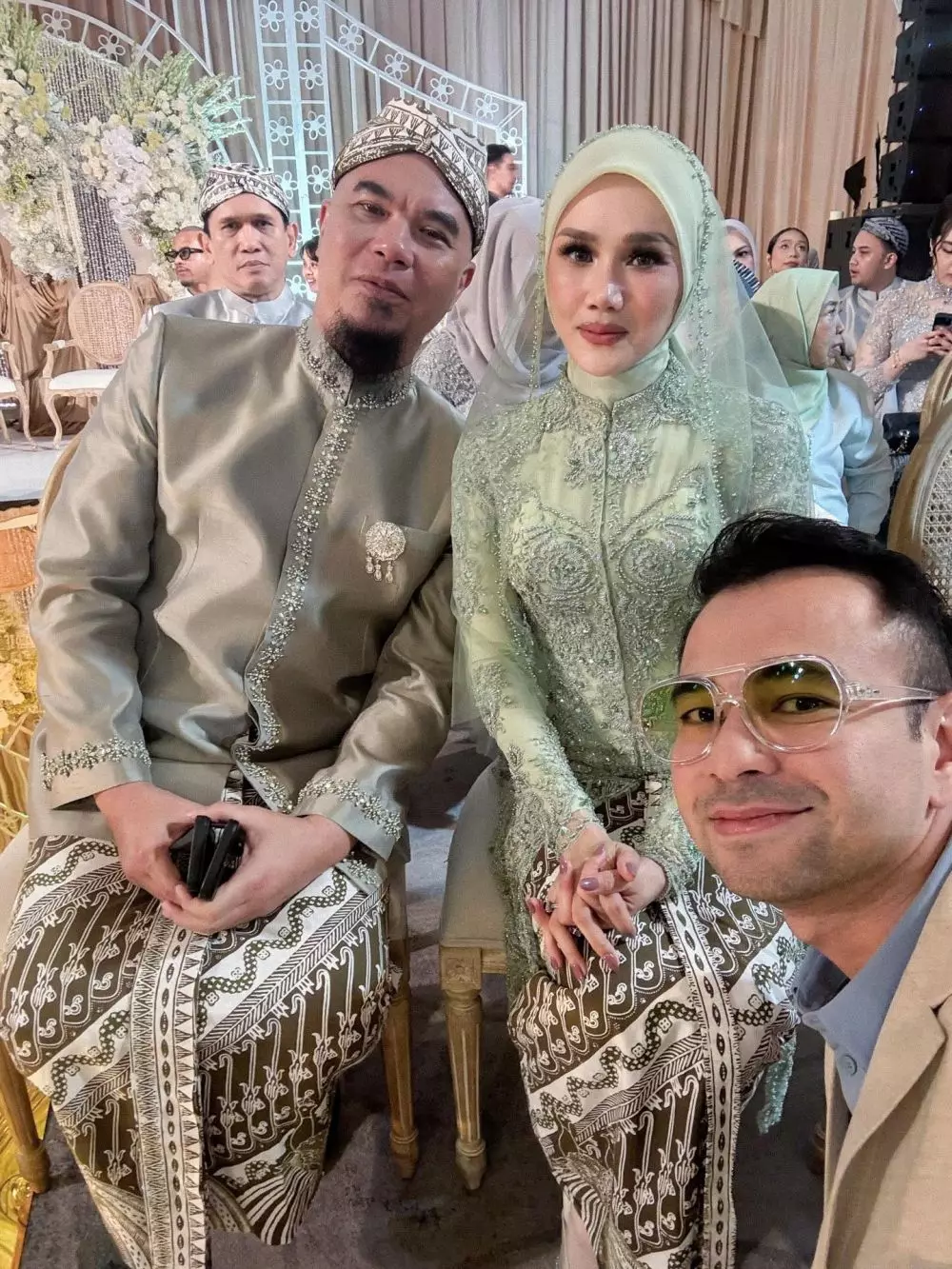 Mulan Jameela di acara akad nikah Al © Instagram