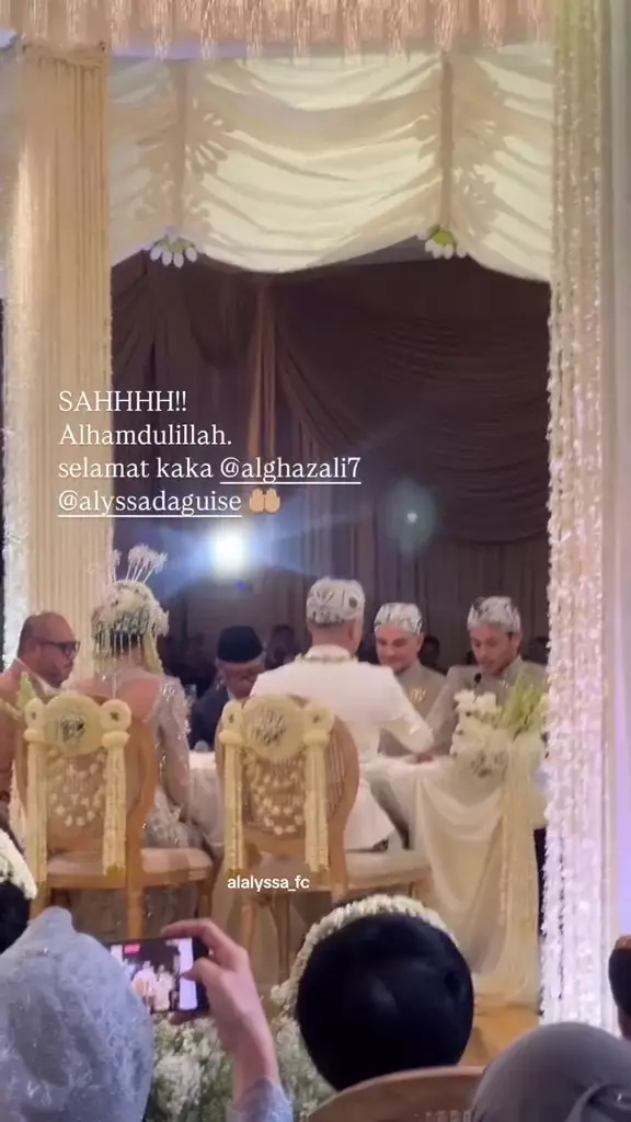 Potret Andhika adik Alyssa Daguise jadi wali nikah © 2025 Instagram