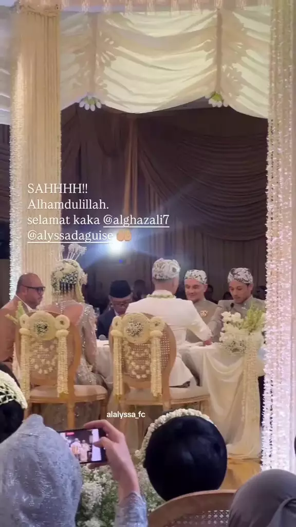 Potret Andhika adik Alyssa Daguise jadi wali nikah © 2025 Instagram