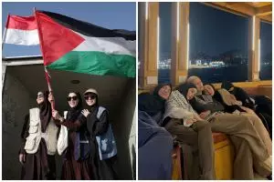 Ikut Global March to Gaza, rombongan Zaskia Mecca malah dikepung polisi Mesir, begini kronologinya