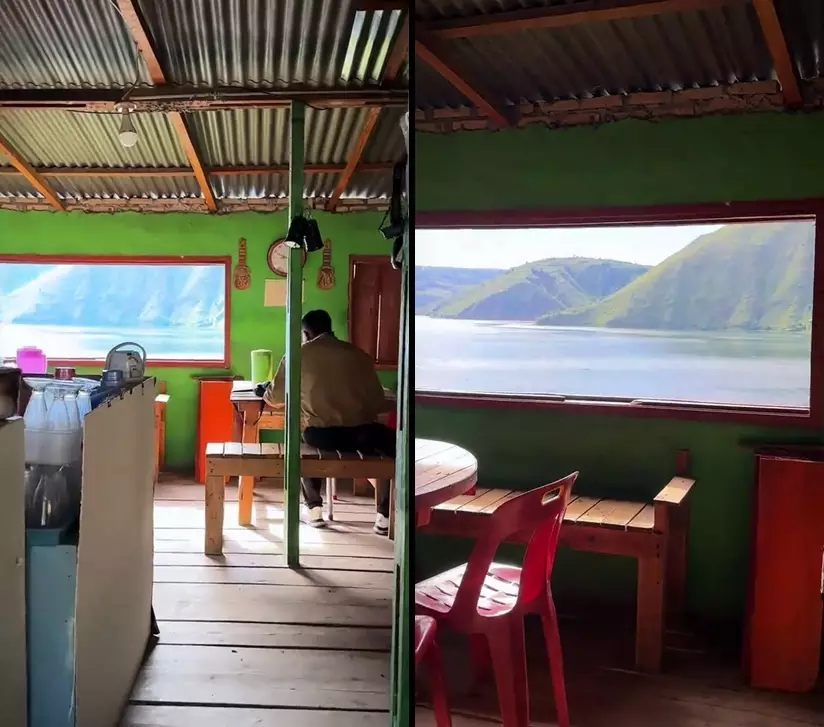 Pemandangan Danau Toba asli dikira lukisan © 2025 TikTok Pemandangan Danau Toba asli dikira lukisan © 2025 TikTok