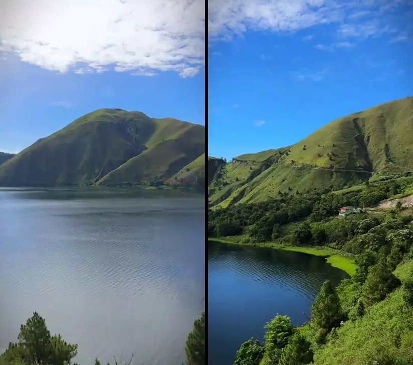Pemandangan Danau Toba asli dikira lukisan © 2025 TikTok Pemandangan Danau Toba asli dikira lukisan © 2025 TikTok