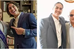 Penampakan bros Irwan Mussry di akad nikah Al Ghazali, bentuknya kecil tapi harganya bikin melongo