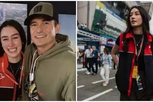 Momen langka Natasha Ryder ketemu Orlando Bloom, menangis karena dirangkul idola, ini 6 potretnya