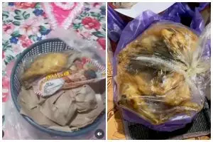 Momen cowok dapat nasi punjungan tapi nasinya ketinggalan, kenali apa itu nasi punjungan khas Jateng