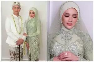 7 Potret Mulan Jameela pakai cincin blue sapphire di nikahan Al, mirip perhiasan Maia Estianty