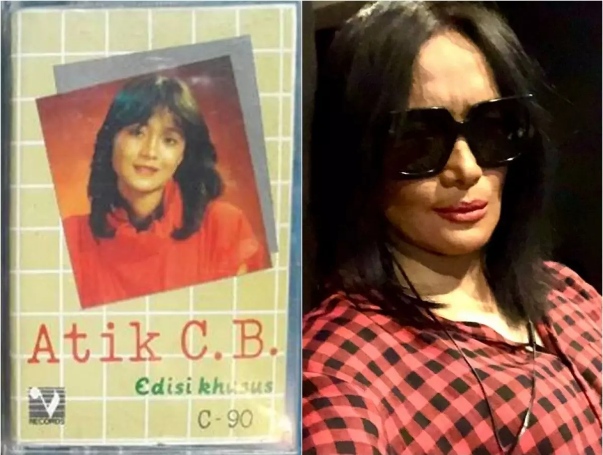 11 Potret Atiek CB di sampul album dan kini ini gayanya nggak berubah, kacamata hitam selalu on point