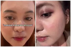 Penasaran makeup selalu luntur dan cakey, cewek ini jelaskan penyebabnya ternyata pada layering produk