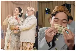 Bukan recehan, ini 5 potret isi saweran Maia Estianty dan Irwan Mussry, 1 kantong isi 3 lembar uang