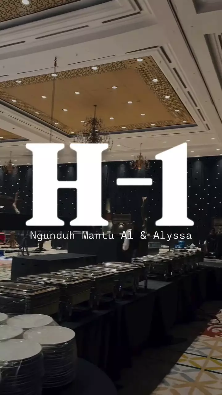 Panggung megah ngunduh mantu Al Ghazali © 2025 Instagram