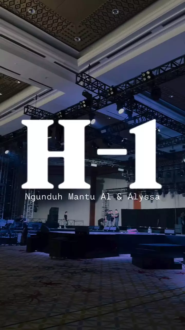 Panggung megah ngunduh mantu Al Ghazali © 2025 Instagram