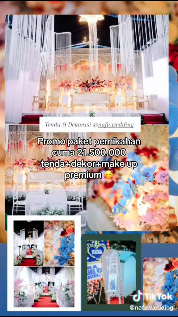 Dekorasi nikah puluhan juta hasilnya bikin miris © 2025 TikTok Dekorasi nikah puluhan juta hasilnya bikin miris © 2025 TikTok