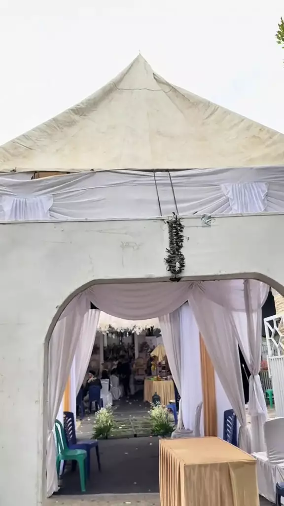 respons pihak WO dekor pelaminan zonk © TikTok