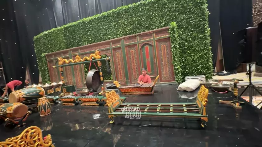 penampakan dekorasi ngunduh mantu Al © YouTube