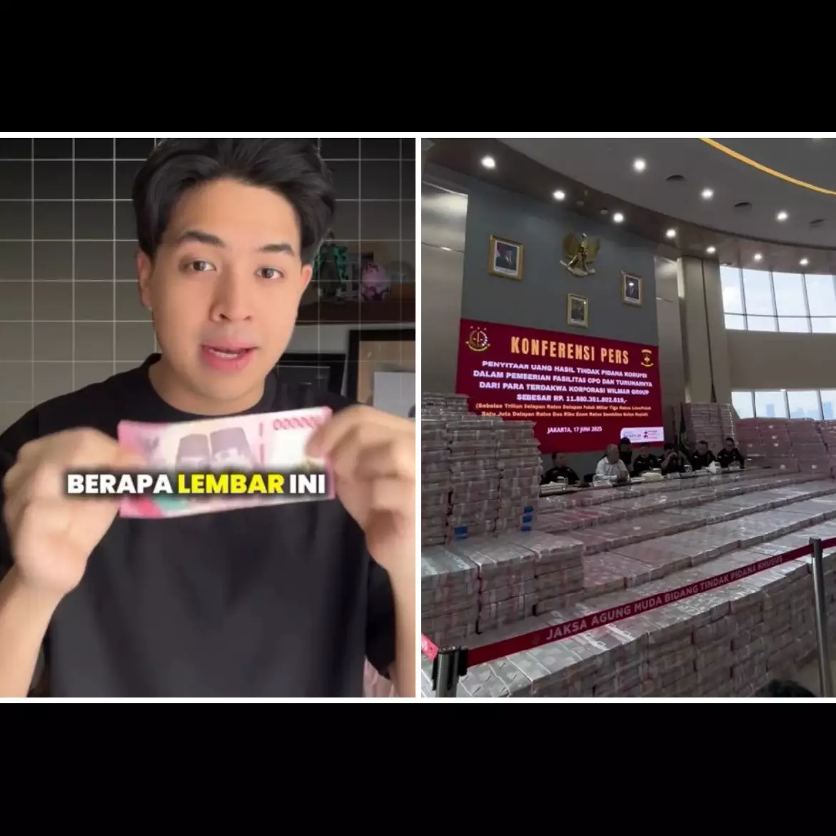 Jerome Polin ulas uang korupsi Rp11,8 T jika buat pendidikan dan kesehatan, angkanya bikin melongo