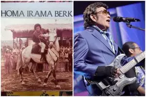 Parasnya manglingi pas main film, ini 6 potret lawas penyanyi dangdut saat akting, Rhoma Irama berkuda