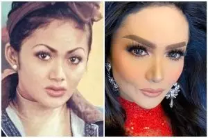 Potret jadul 11 seleb dengan alis tipis ini parasnya bikin susah kenali sosok aslinya, beda banget