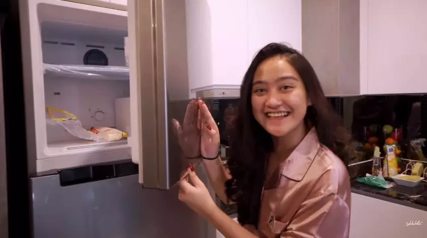 dapur apartemen Salshabilla Adriani © YouTube