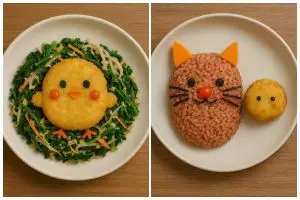 Bekal kantoran lucu & enak: 5 Ide bento bergaya karakter lucu dari lauk lokal