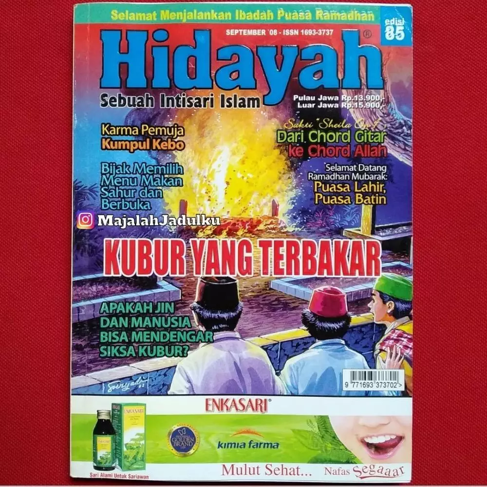 Potret cover majalah religi jadul © Instagram