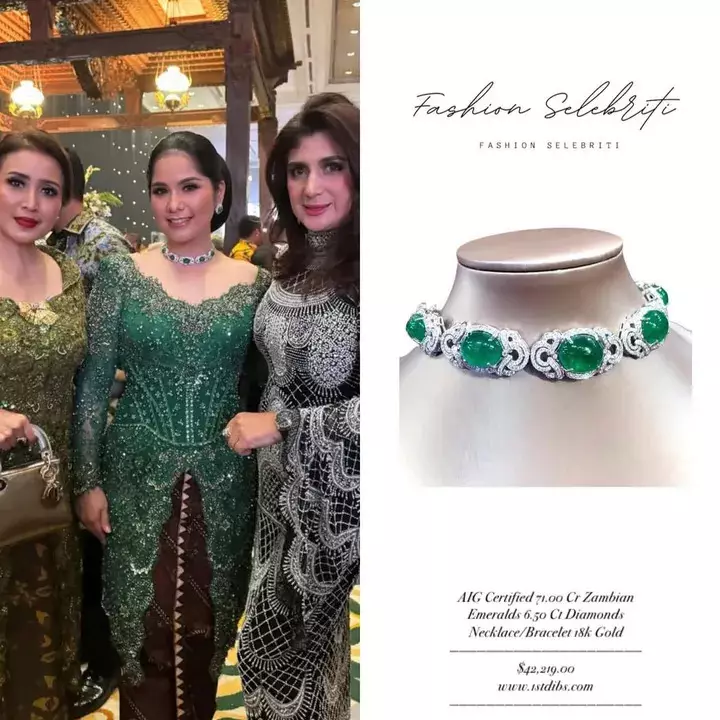 Pesona Annisa Pohan di nikahan Al Ghazali, anggun berkebaya hijau dengan kalung berlian Rp688 juta berbagai sumber Pesona Annisa Pohan di nikahan Al Ghazali, anggun berkebaya hijau dengan kalung berlian Rp688 juta berbagai sumber
