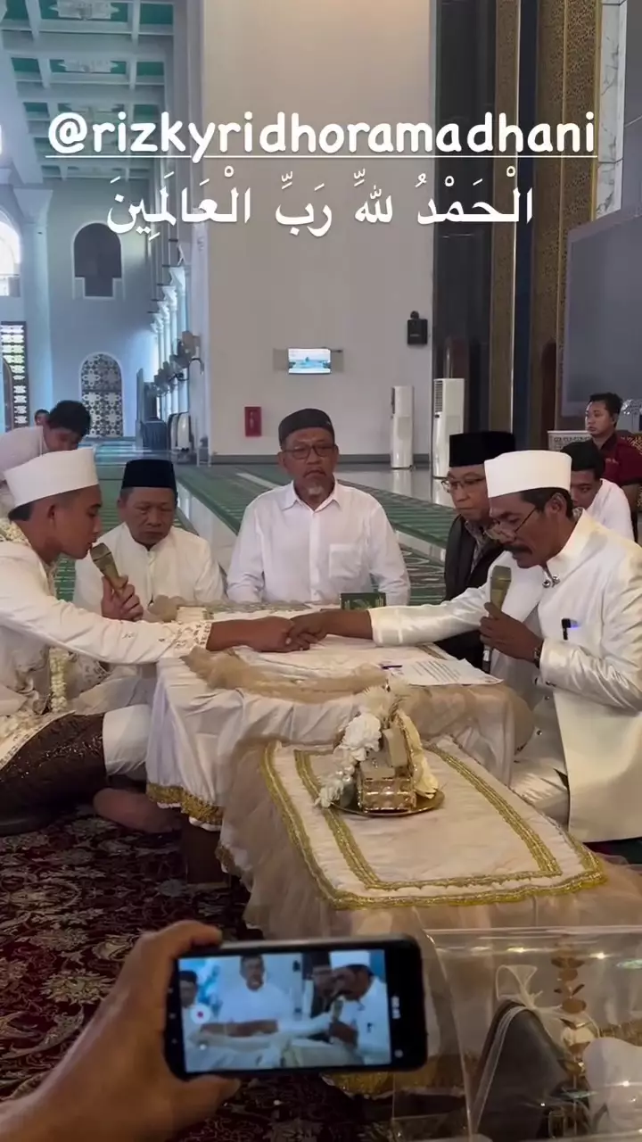 Akad nikah Rizky Ridho dan Sendy Aulia © 2025 Instagram