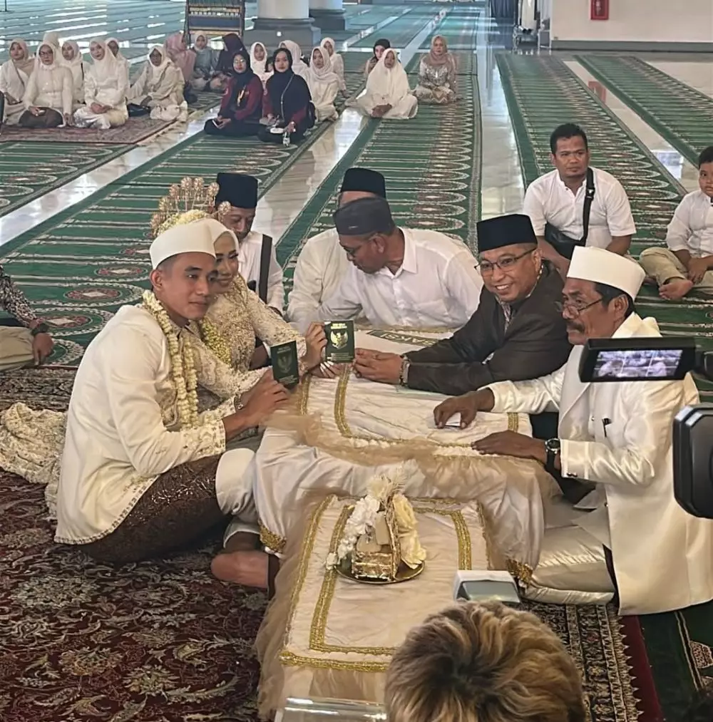 Akad nikah Rizky Ridho dan Sendy Aulia © 2025 Instagram