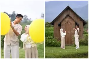 7 Potret prewedding pemain Timnas Rizky Ridho Sendy Aulia, konsepnya simpel