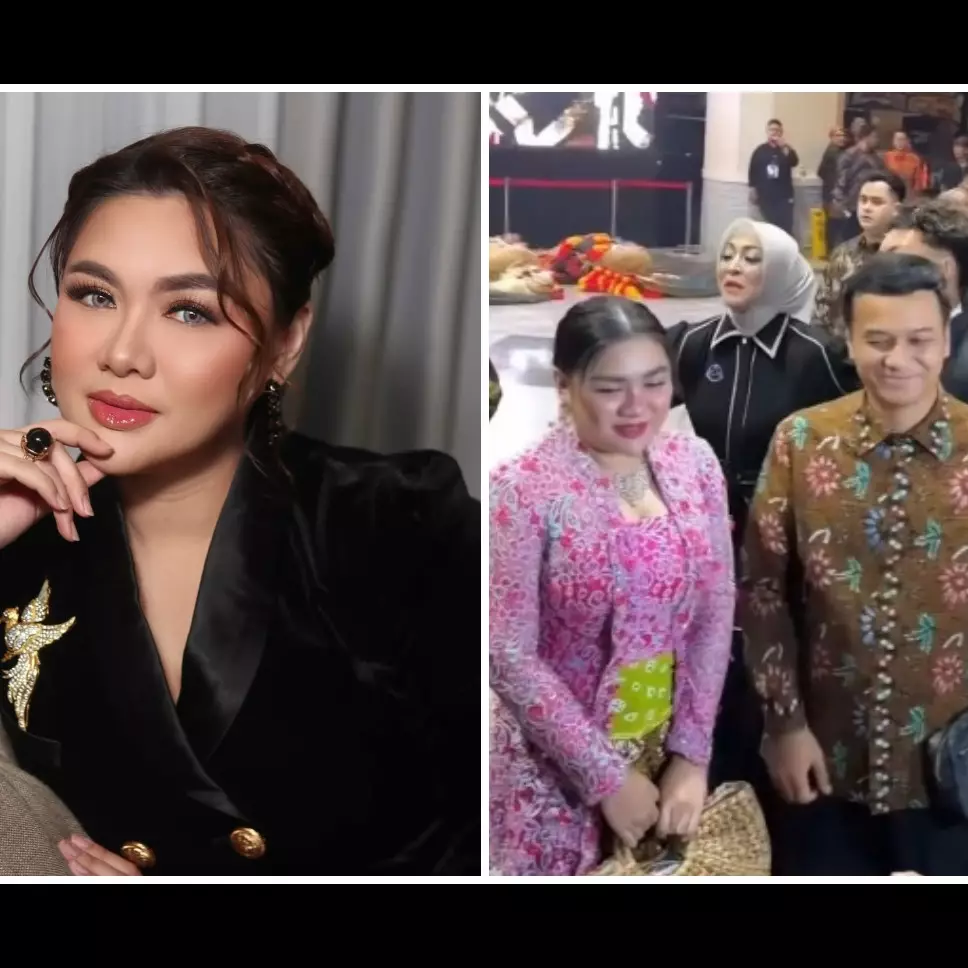 7 Potret terbaru Vicky Shu hadir di ngunduh mantu Al Ghazali, postur tubuh berisi bikin pangling