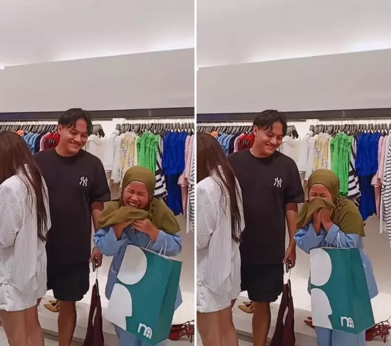 Emak-emak salting bertemu Rizky Febian © 2025 TikTok Emak-emak salting bertemu Rizky Febian © 2025 TikTok