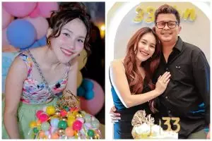 Tampil fresh bak ABG dengan riasan serba pink, ini 7 detail makeup Ayu Ting Ting di pesta ultah ke-33