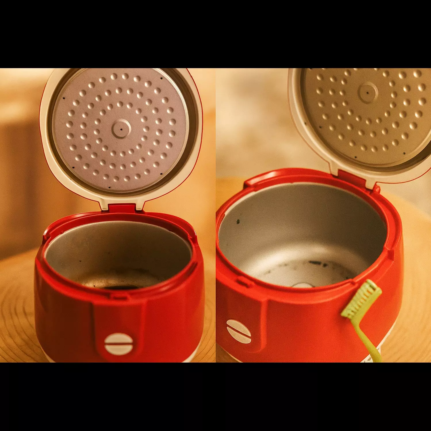 Trik ampuh bersihkan noda gosong di dasar rice cooker, pemanasnya optimal lagi