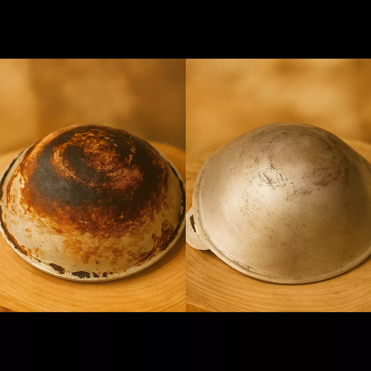 Nggak perlu ngegosok sampai berotot! Ini cara bersihin wajan gosong antidrama