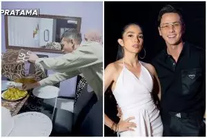 Furniturnya jadul bak di hunian klasik, intip 7 cara orang tua Andhika Pratama menata dapur