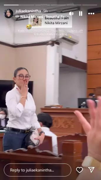 potret terbaru Nikita Mirzani jalani sidang © berbagai sumber