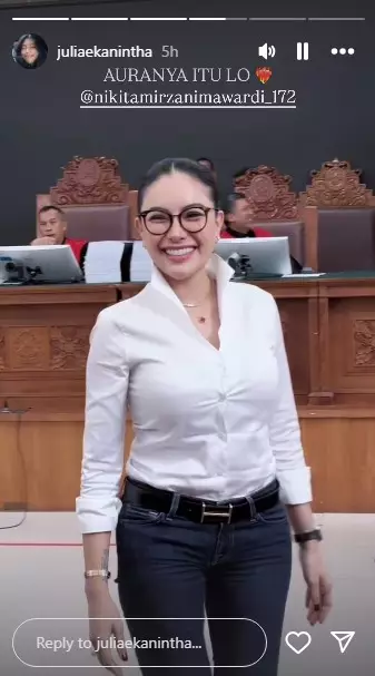 potret terbaru Nikita Mirzani jalani sidang © berbagai sumber