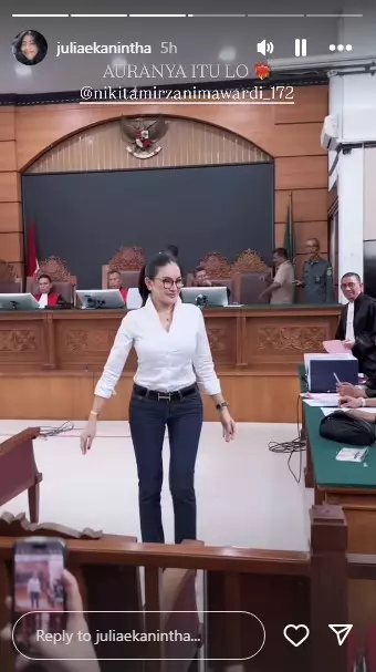 potret terbaru Nikita Mirzani jalani sidang © berbagai sumber