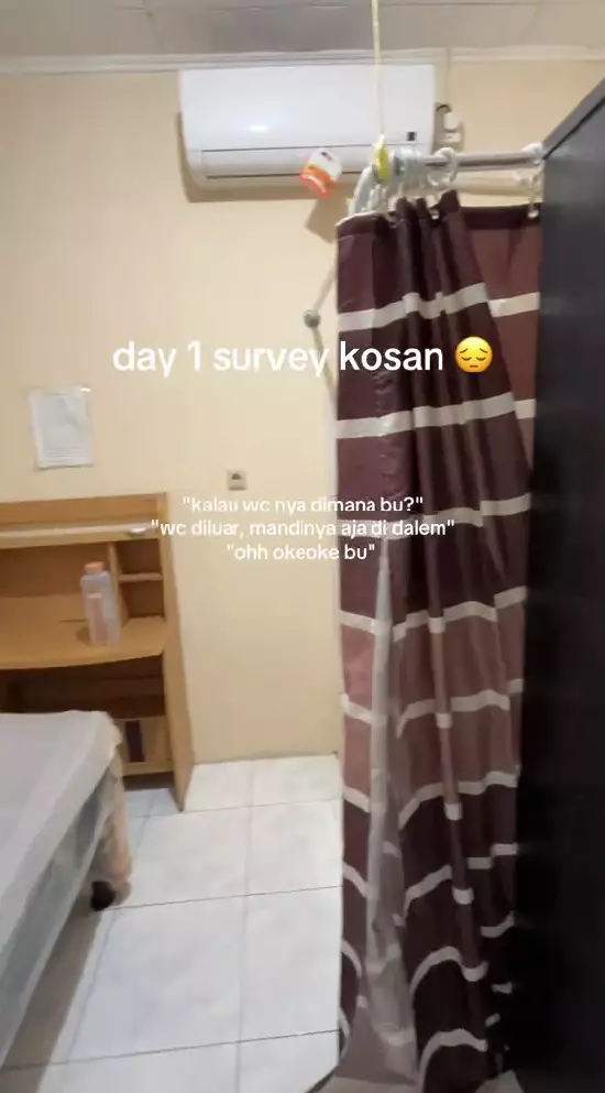kos-kosan kamar mandi dalam desainnya bikin heran © TikTok kos-kosan kamar mandi dalam desainnya bikin heran © TikTok