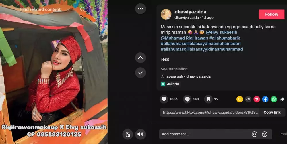 sindiran anak Elvy Sukaesih © berbagai sumber