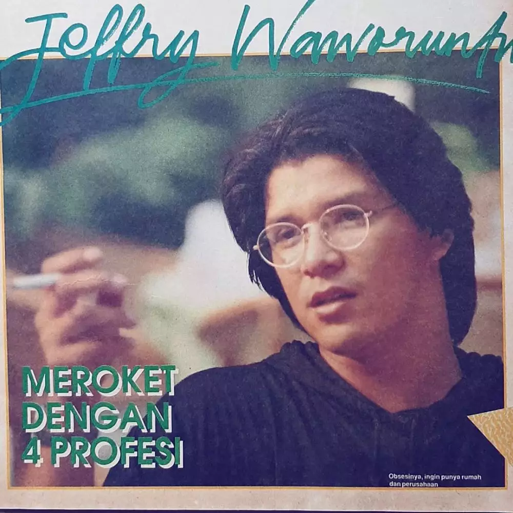 Jeffry Waworuntu model iklan pomade suami Ruth Sahanaya  © 2025 Instagram