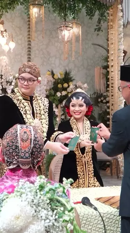 akad nikah Hanifa Fadhila putri Pramono Anung © Instagram
